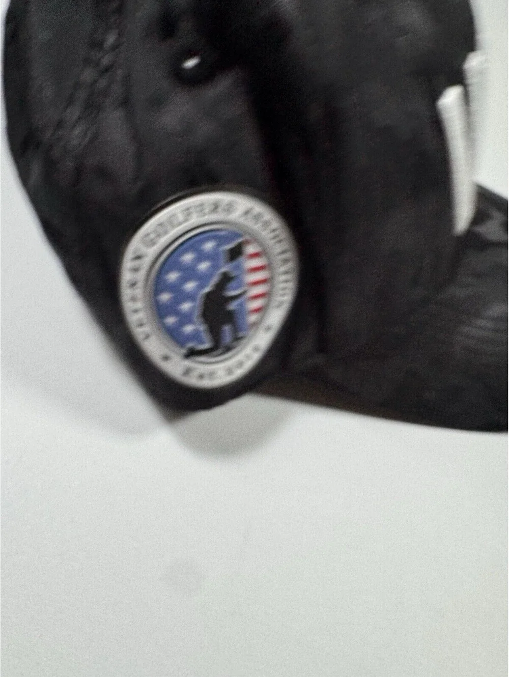 Veteran Golfers Association VGA Black Camo Snapback Hat 9/11 Patriotic Golf Cap